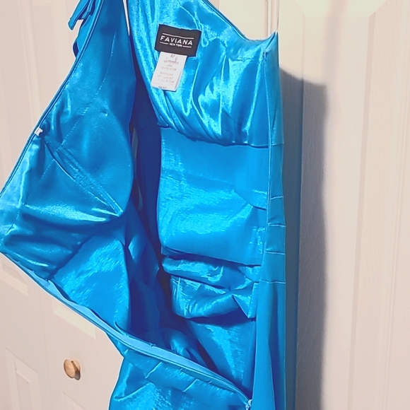 Faviana One Shoulder Formal Long Dress - Picture 3 of 3